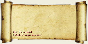 Tatjana Balzamović vizit kartica